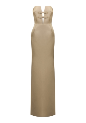 The New Arrivals Ilkyaz Ozel Noa Strapless Maxi Dress - Moda Operandi