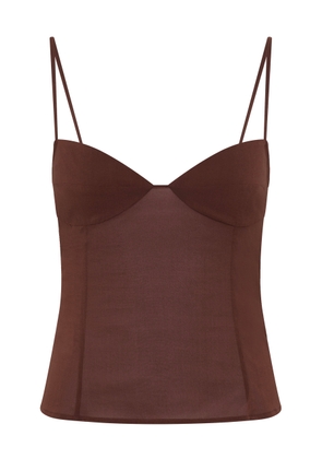 St. Agni Silk Camisole Top - Moda Operandi