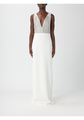 Dress ELISABETTA FRANCHI Woman color Ivory