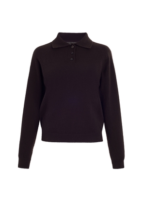 Maison Margiela Knit Wool Polo Top - Moda Operandi