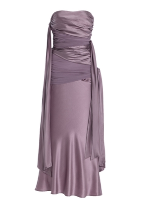 Christopher Esber Knotted Silk Midi Dress - Moda Operandi