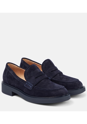 Gianvito Rossi Harris suede loafers