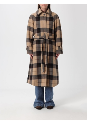 Coat TOMMY HILFIGER Woman color Brown