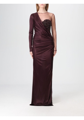Dress ELISABETTA FRANCHI Woman color Wine