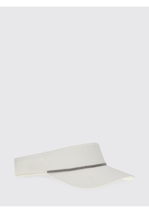 Hat BRUNELLO CUCINELLI Woman color White