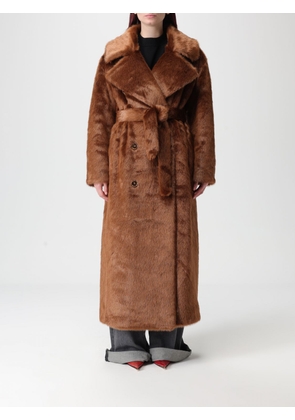 Fur Coat THE FRANKIE SHOP Woman color Brown