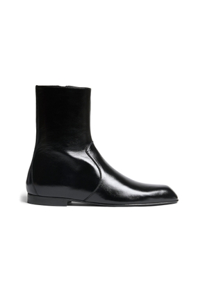 Khaite Colt Leather Ankle Boots - Moda Operandi