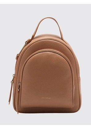 Backpack COCCINELLE Woman color Camel