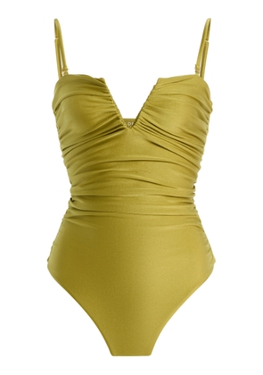 JADE SWIM Calla One-Piece Swimsuit - Moda Operandi