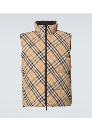 Burberry Burberry Check down vest