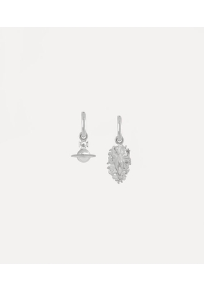 Vivienne Westwood Veronica Earrings Silver Stainless Steel Women