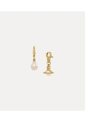 Vivienne Westwood Claude Small Earrings Gold Pearls Women