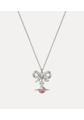 Vivienne Westwood Octavie Pendant Necklace Platinum-white-pink-ab-cz Platinum-white-pink-ab-cz Women