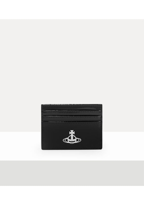 Vivienne Westwood Flat Card Holder Leather Black One Size Women