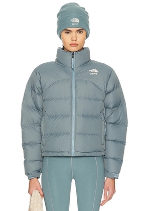 The North Face x SKIMS 2000 Retro Shrunken Nuptse Jacket in SK Kyanite - Teal. Size L (also in M).