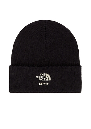 The North Face x SKIMS Beanie in SK Onyx - Black. Size all.