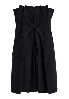 Prada Chevron Wool Mini Dress - Moda Operandi