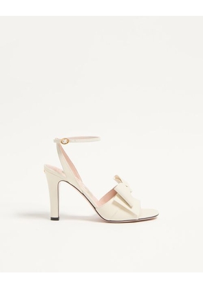Valentino Garavani Bowow Kidskin Sandal 95Mm Woman IVORY 36