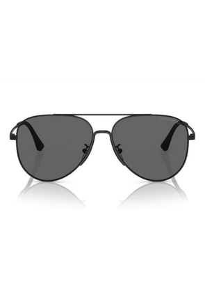Emporio Armani Polarized Grey Pilot Mens Sunglasses EA2149D 300181 60