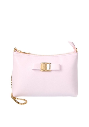 Ferragamo Logo-Plaque Mini Leather Shoulder Bag