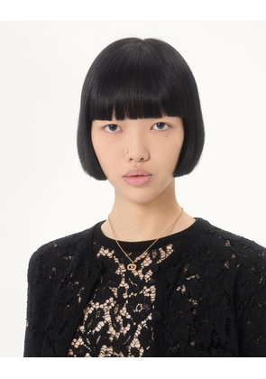 Valentino Garavani Ovalette Metal Necklace Woman GOLD UNI