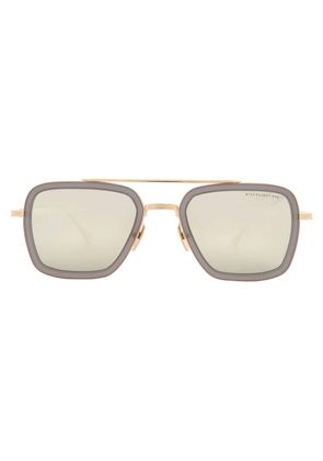 Dita FLIGHT.006 Grey Milky Gold Flash Navigator Unisex Sunglasses 7806-C 52