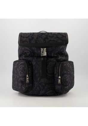 Versace Barocco Black Backpack