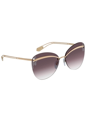 Bvlgari Condotti Grey gradient Butterfly Ladies Sunglasses