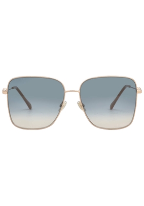 Jimmy Choo Blue Gradient Square Ladies Sunglasses HESTER/S 0BKU/I4 59