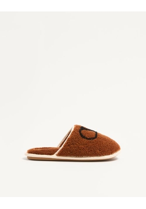 Valentino Garavani Ta Chambre Wool Slide Man TOBACCO 39