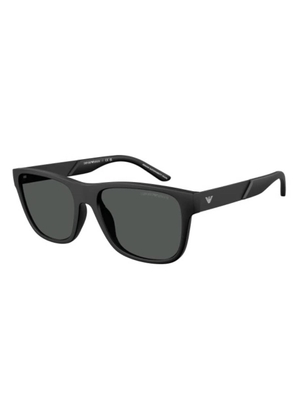 Emporio Armani Dark Grry Square Mens Sunglasses EA4243F 5001T3 57