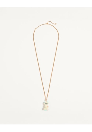 Valentino Garavani Valentino Garavani Le Chat De La Maison Necklace In Nylon And Metal Man GOLD UNI