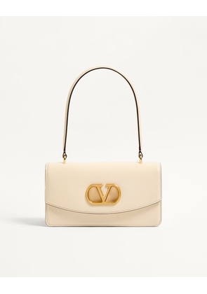 Valentino Garavani Valentino Garavani Vain Bag With Handle In Shiny Calfskin Woman BUTTER UNI