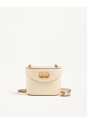Valentino Garavani Valentino Garavani Vain Vanity Bag In Shiny Calfskin Woman BUTTER UNI