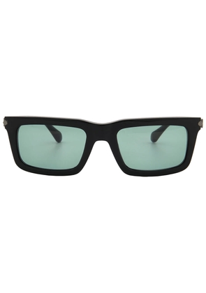 Salvatore Ferragamo Teal Rectangular Mens Sunglasses SF2015S 001 53