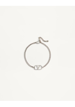 Valentino Garavani Valentino Garavani Vlogo Signature Metal Bracelet Man TRANSPARENT UNI