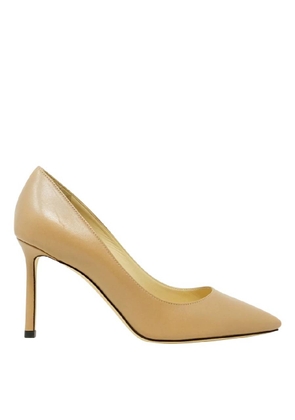 Jimmy Choo 85 Romy Leather Pumps, Brand Size 35 ( US Size 5 )