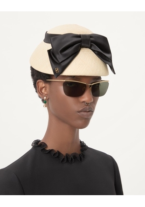 Valentino Garavani Vlogo Signature Earrings In Metal, Pearl And Knurled Glass Woman GOLD/GREEN UNI