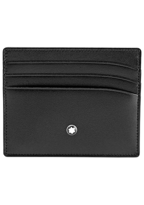 Montblanc Meisterstuck Selection Black Leather Pocket Credit Card Holder 106653
