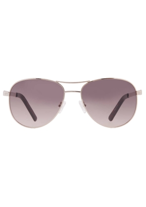 Guess Factory Grey Pilot Ladies Sunglasses GF0408 32F 61