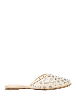 T by Alexander Wang Rhodes Stud Embellished Slippers, Brand Size 39 ( US Size 9 )