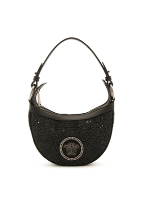 Versace Crystal Repeat Mini Hobo Bag