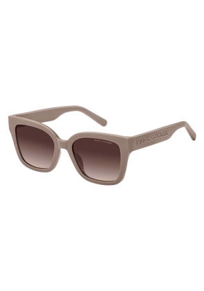 Marc Jacobs Brown Gradient Square Ladies Sunglasses MARC 658/S 010A/HA 53