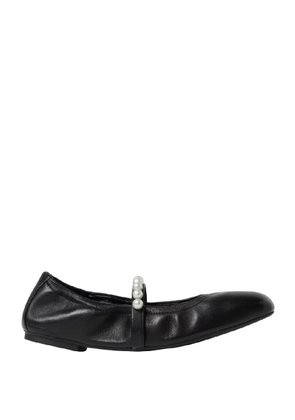 Stuart Weitzman Goldie Leather Ballet Flats, Brand Size 36 ( US Size 5.5 )