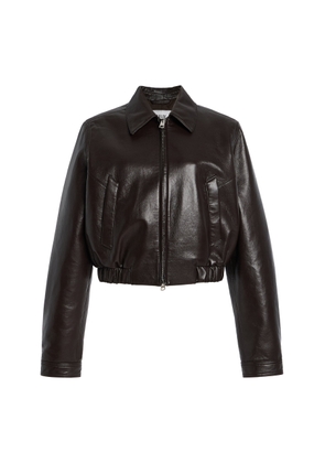 Agolde x Shoreditch Ski Club Essie Leather Jacket - Moda Operandi