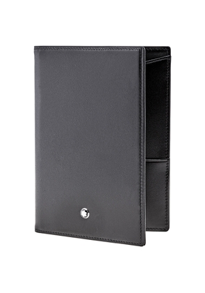 Montblanc Meisterstuck International Passport Holder in Glossy Black Leather 35285