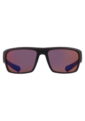 Guess Factory Smoke Mirror Wrap Mens Sunglasses GF5115 05C 60