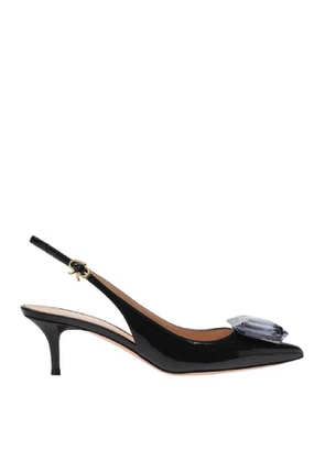 Gianvito Ross Jaipur Sling 55 Pointed Toe Slingback Heels, Brand Size 36 (US Size 6)