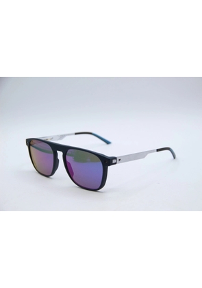 McLaren Blue Mirror Square Mens Sunglasses MLOP-98S01 C03 52