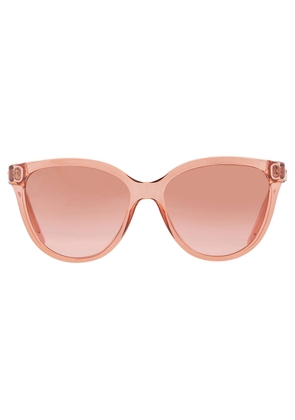 Salvatore Ferragamo Pink Gradient Cat Eye Ladies Sunglasses SF1056S 838 57